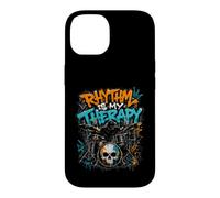 Rhythm Is My Therapy Graffiti Drummer Drum Set Art Case for iPhone 14
