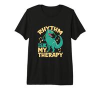 Rhythm is My Therapy - Pound Fitness Premium T-Shirt