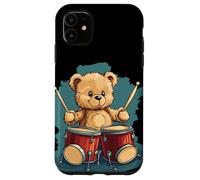 Rhythm King Teddy Bear for a Drumming Adventure Case for iPhone 11