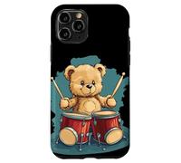Rhythm King Teddy Bear for a Drumming Adventure Case for iPhone 11 Pro