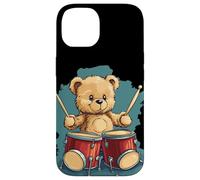 Rhythm King Teddy Bear for a Drumming Adventure Case for iPhone 14