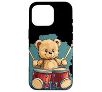 Rhythm King Teddy Bear for a Drumming Adventure Case for iPhone 16 Pro