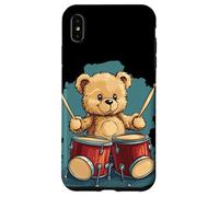Rhythm King Teddy Bear for a Drumming Adventure Case for iPhone XS Max