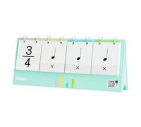 Rhythm Learning Cards - Piano Deck, Color-Coded Beat Guide | Fun Educational Timing System Boys, Girls, , Kids, Classroom, Home School, Practice Tool Kit, Beginner Game, Edu