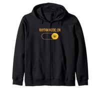 Rhythm Mode On For Drummers And Those Who Keep The Beat Zip Hoodie