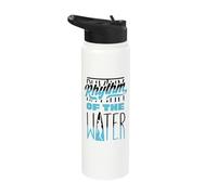 Rhythm of The Water Synchronized Swimming Synchro Swimmer Stainless Steel Insulated Water Bottle