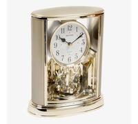 Rhythm 7724/9 Tischuhr Quarz mit Drehpendel, Gehäuse champagnerfarben