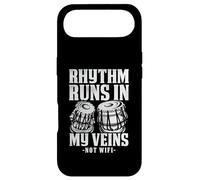 Rhythm Runs In My Veins Not Wifi Tabla Player Quote Case for iPhone Air