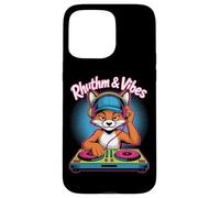 Rhythm & Vibes Dj Fox Music Style Case for iPhone 15 Pro Max