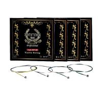 Rhythm Violin Strings Handmade Replacement-Set - 1 Pack,Ideal for Intermediate Students and Beginners - Easy to Play, Synthetic Core, Violin Strings Set 3/4,4/4 Size Scale