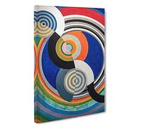 Rhythm Vol.2 By Robert Delaunay Canvas Print | Gallery Wrapped 30mm Frame Wall Art | 30x20 inches | Ready to Hang | Classic Picture | Living Room Bedroom Lounge Office