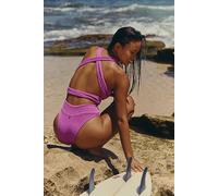 Rhythm Wave Break Cross Back Surf Top at Free People in Orchid, Size: Small - female