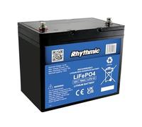 RHYTHMIC 12V 75AH LiFePO4 LITHIUM IRON PHOSPHATE BATTERY - CHEAPER ALTERNATIVE TO THE 12V 100AH LITHIUM BATTERY