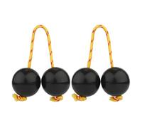 Rhythmic Ball Kashaka Instrument - African Shaker Musical Instrument, Abs Hand Percussion Balls | 2 Pair Double Gourd Music Shaker Lightweight Percussion Accessory for Rhythmic Dance Weddings