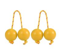 Rhythmic Ball Kashaka Instrument African Shaker Rattle Musical Instrument | 2 Pair ABS Hand Percussion Balls, Music Egg Double Gourd for Parties, Weddings, Shows
