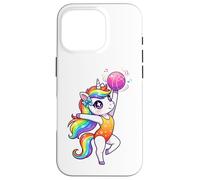 Rhythmic Ball Unicorn Gymnast Dancer Magical Rainbow Girls Case for iPhone 16 Pro
