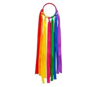 Rhythmic Dance Ribbons, 0.79x17.72 Inches & Rings For Kids, For Ballet Competition Preschool Holiday Celebration Stage Performance Talent Show Outdoor