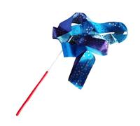 Rhythmic Dance Streamer Wand - Smooth Multicolor Twirling Ribbon With Flexible Rod And Resistant Fabric For Creative Movement Training And Coordination Skills | For Kids Performances School