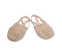 Rhythmic Gymnastic Shoes Elastic Half-Palm Women Ballet Half Sole Dance Toe Girls Belly(Skin,36-37)