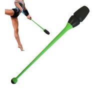 Rhythmic Gymnastics Stick - Rubber Practice Rod For Dance Training | Non Slip Two Color Gymnastics Apparatus - Performance Equipment For Beginners Gymnasts Dancers Coaches Home School Use