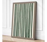 Rhythmic Lines Minimalist Canvas Wall Art Print 24x16 Inch