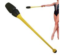 Rhythmic Training Sticks - Professional Rubber Practice Clubs, Non Slip Insertable Two Color Dance Props for Skill Development Performance Enhancement | Gymnastics Equipment for Beginners Students