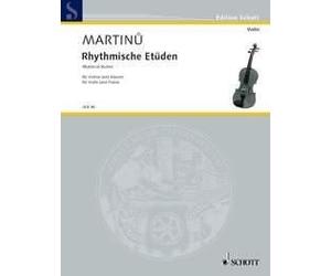 Rhythmical Studies H 202 (recte 216/217) violin (and piano) (advanced) Martinů S