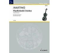 Rhythmical Studies H 202 (recte 216/217) violin (and piano) Bohus