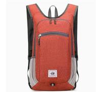 rhythnos Ultra Lightweight Foldable 20L Backpack - Water-Resistant Packable Rucksack w/Breathable Straps & Reflective Strip for Travel, Hiking, Cycling - Unisex Daypack(Red)