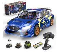 RIAARIO 1/10 Brushless RC Cars, Rally Car, RTR for Beginner, 40+ MPH, 4WD, Waterproof Electronics, Carbon Fiber, Blue, Ages 14+