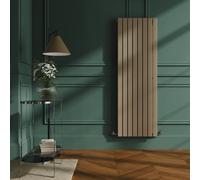 Riace Beige grey Vertical Flat Designer Radiator 1600x544mm Double Panel 4916 BTU