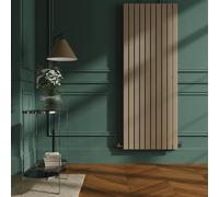 Riace Beige grey Vertical Flat Designer Radiator 1800x680mm Double Panel 6947 BTU