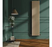 Riace Elk brown Vertical Flat Designer Radiator 1800x408mm Single Panel 2705 BTU