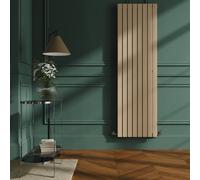 Riace Elk brown Vertical Flat Designer Radiator 1800x544mm Double Panel 5557 BTU