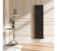 Riace Russet Vertical Flat Designer Radiator 1600x408mm Double Panel 3687 BTU