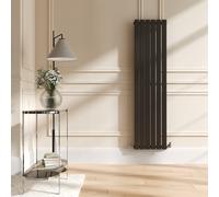Riace Russet Vertical Flat Designer Radiator 1600x408mm Single Panel 2442 BTU