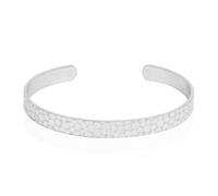 RIAH FASHION Inspirational Quote Bar Metallic Bangle - Geometric Cuff Bracelets Message Plate/Christian Bible/Religious/Amazing Grace/Blessed/Faith/Rhinestone Cross/Lucky Clover/Tribal Arrow, Metal