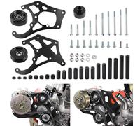 RiAiCiING LS AC Compressor Bracket Kit for Sanden 508 Compatible with Chevrolet GM LSX LS1 LM7 LR4 LQ4 L59 LQ9 LM4 L33 L92 L76 LY5 LY6 LC9 LH8 LMG L98 L99 L96 LC8 CamCamCamSUV