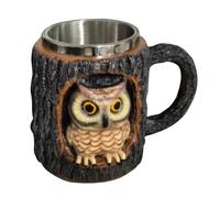 Riaisttd 3D Cup 330 ml - Animal Motif Cup with 3D Effect | Reusable Mug for Morning Routine Work Relaxation Moments Home Birthday Party Personal Collection Weekend