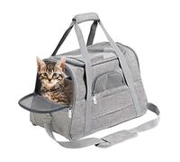 Riaisttd Cat Transport Box Bag, Soft Carry Sling for Small Pets, Transport Handle for Puppies, for Outdoor Walks and Hikes, Camping, Picnic, Shopping, Travel