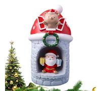 Riaisttd Christmas Lantern - Cute Santa Claus Snowman Home Decor - Small Table Lamp Santa Snowman Decor - for Indoor Desk Shelf Bedroom Living Room Office Party School Dorm Holiday