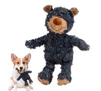 Riaisttd Dog Toy Aggressive Chewer,Squeaky Teething Toy Soothing Sound Doll - Interactive Chewing Pet Bear-Shaped for Indoor and Outdoor Playing