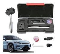 Riaisttd Flaring Tool Kit, Brake Expander, Pipe Reaming Set, Multifunctional 3/16 Adapter, 7.87 x 3.54 x 1.57 Inches, Metal Tubing Shaper, for Car, Truck, RV, Boat, Motorcycle Repairs