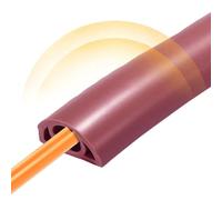 Riaisttd Floor Cord Cover,Flame-Retardant PVC Flexible Cable Protector Floor | Self-adhesive Cord Safety Guard for Household Cable Management, Home Office or Outdoor Settings