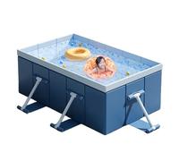 Riaisttd Foldable Dog Pool, Foldable Swimming Pool - Non-Unflatable Hard Shell Kiddie Pool for Children and Adults - Summer Water Game Backyard Toy for Adults, Children and Pets