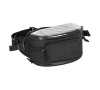 Riaisttd Handlebar Bag Motorcycle, Oxford Cloth Case, 9.84 x 5.12 x 5.12 inches, 371 g Weight, Large Capacity Storage, Ergonomic Navigation Pouch, Multifunctional, for Travel Gear Use