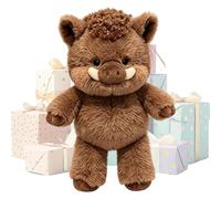 Riaisttd Interactive Plush Toy, Soft Doll Pillow, 10.2x7.5 Inches Stuffed Animal with Build, Cute Character Cushion, Cuddly Buddy with Cartoon Design, Nursery Playmate for Kids and Girls