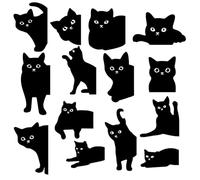 Riaisttd Magnetic Bookmarks for Kids | Cat-Shape Reading Bookmarks | Cute Book Markers Clip Set,for Women Children Kids Students Teachers Girls Adults Teens Mother Book Lovers