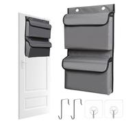 Riaisttd Over The Door Storage Organizer, Vertical Rack Hanger, Waterproof Wall-Mounted Stand, for Bedroom, Kitchen, Bathroom, Entryway, Nursery, Laundry, Closet, Space-Saving Home Organization