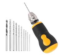Riaisttd Precision Hand Drill, Cordless Rotary Tool, Multifunctional Manual Small Drill for Wood Polishing, DIY Crafting, Jewelry Making, Hobby Projects & Portable Home Workshop Use